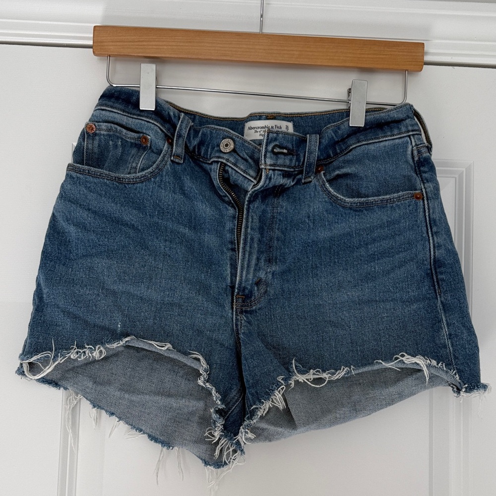 Abercrombie & Fitch Blue Jean Shorts
